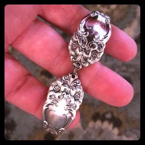 Silver spoon bracelet